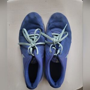 Nike Women's Sneakers in Blue and Mint